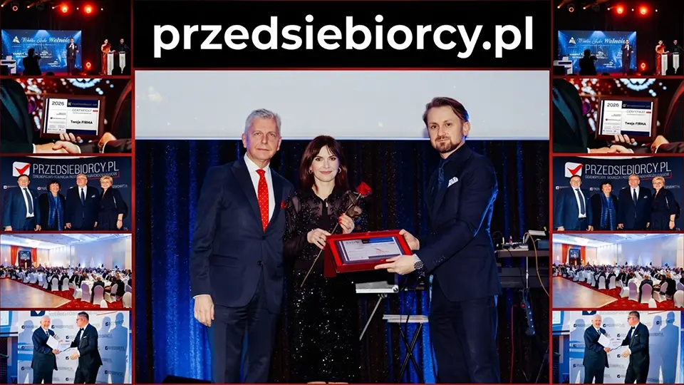 Wręczenie certyfikatu podczas wydarzenia Federacji